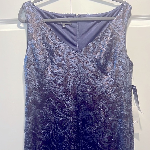 Sequin Sheath Dress (black & navy) NWT JONES NEW YORK - Picture 11 of 14